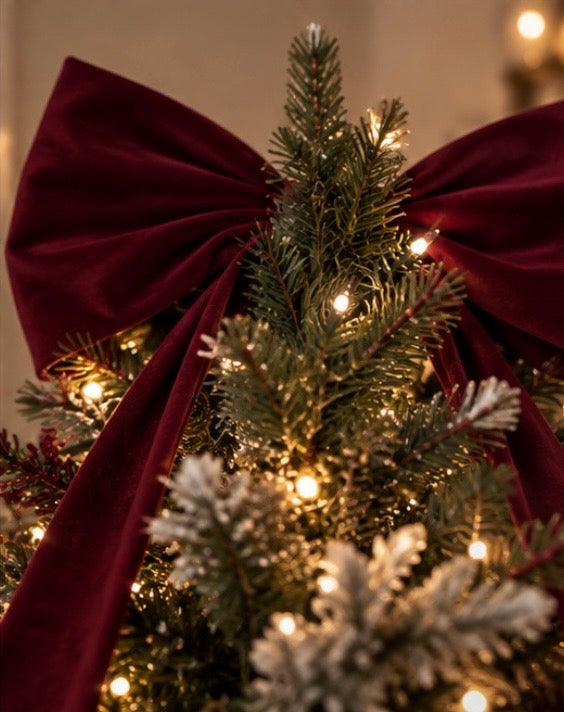Luxury Burgundy Tree Bow