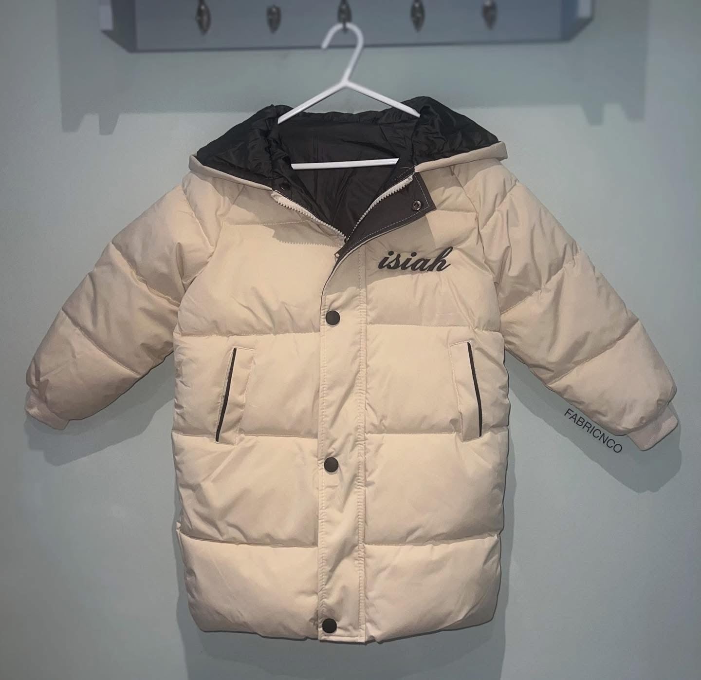 Personalised Back To School Coat