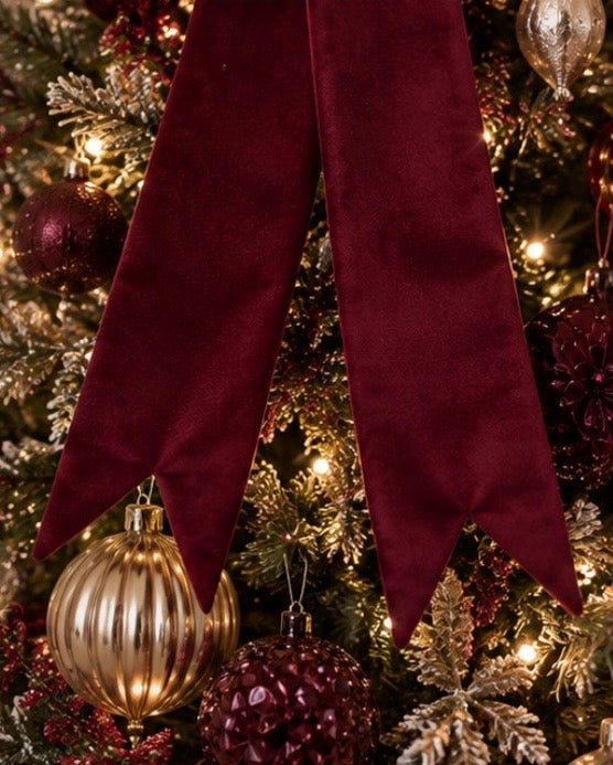 Luxury Burgundy Tree Bow