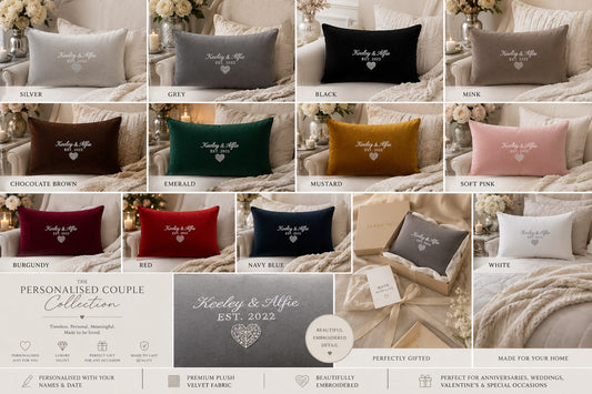 Personalised Couples Cushion