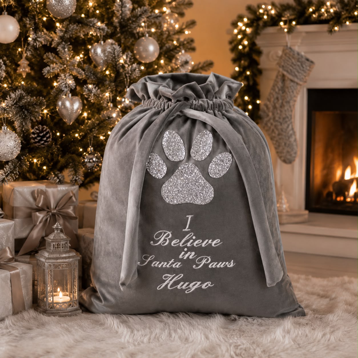 Luxury Personalised Christmas Pet Sack