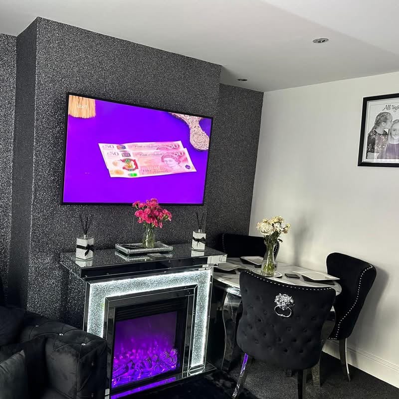 Luxury Grade 3D Glitter Wallpaper