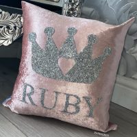 Personalised sales princess cushion